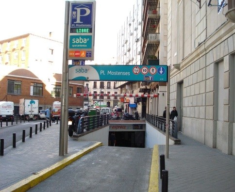 Parking Saba Plaça Mostenses - Madrid