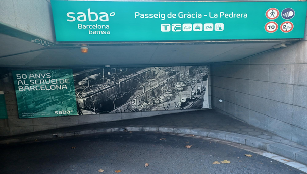 Parking Bamsa Passeig de Gràcia  - La Pedrera  Barcelona