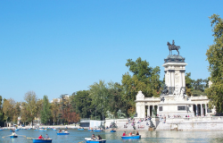 Parkings in The Retiro Park, Madrid
